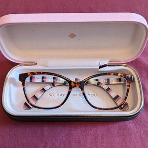 Kate Spade Glasses with Case and Lens Cloth
